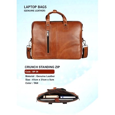 TENNEXO Leather Laptop Bags