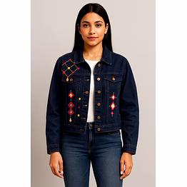 kesula women's stylish denim jacket