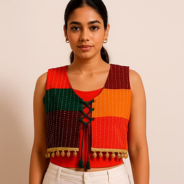 stylish sleeveless waist coat