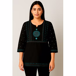 women's embroidered kurti