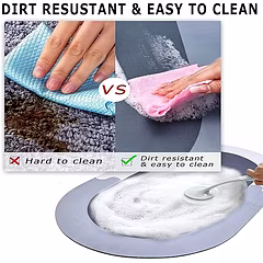 WATER ABSORBENT MAT|BATHROOM MAT Floor Mat| Bath Mat |Doormat | Bathroom Carpet|Cushion Mat Super Absorbent Soft Carpet| Quick Dry Dirt Barrier for Home Office mat ABSORBENT BATHROOM & HOME FLOOR (NONSLIP)  MAT (40x60cm)
