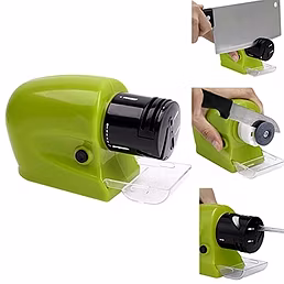 KNIFE SHARPENER GREEN | 3 SLOT KNIFE SHARPENER