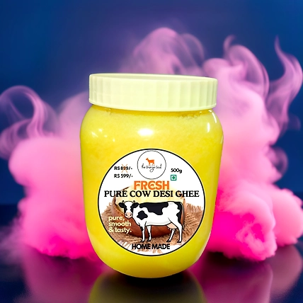 FRESH PURE COW DESI GHEE (HOMEMADE) 1000ml-2