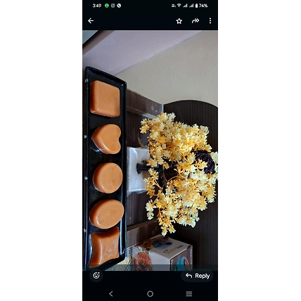 RICE, TURMERIC AND MILK SOAP (HOMEMADE)-2