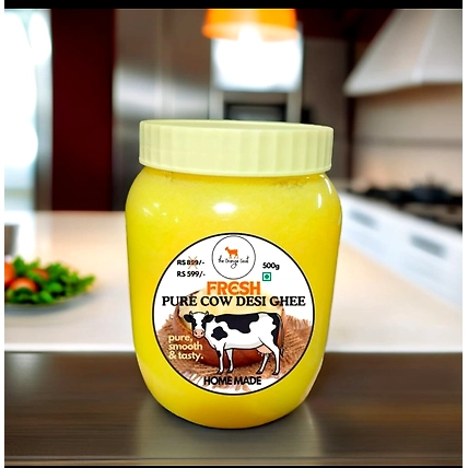 FRESH PURE COW DESI GHEE (HOMEMADE) 500ml-1