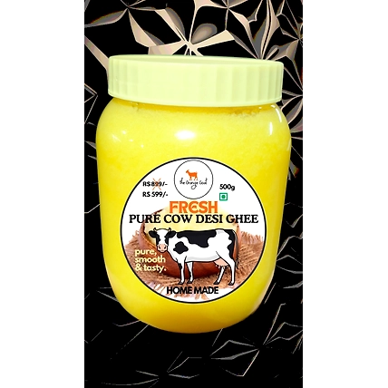 FRESH PURE COW DESI GHEE (HOMEMADE) 500ml-4