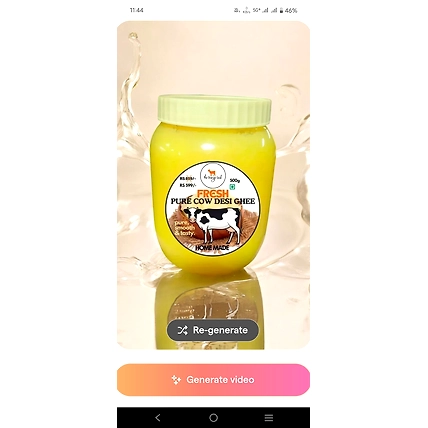 FRESH PURE COW DESI GHEE (HOMEMADE) 100ml-1