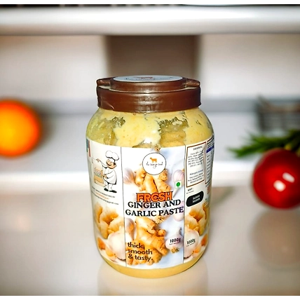 FRESH GINGER GARLIC PASTE (HOMEMADE) 100g-1