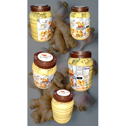 FRESH GINGER GARLIC PASTE (HOMEMADE) 1KG-4