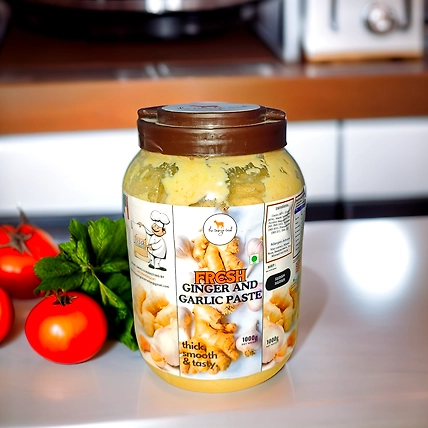 FRESH GINGER GARLIC PASTE (HOMEMADE) 500g-1