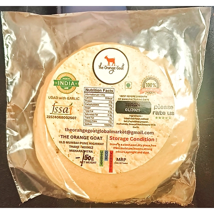 FRESH UDAD PAPAD (HOMEMADE) 50g-12684845