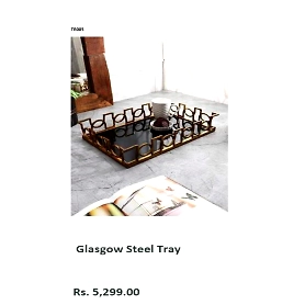 Glasgow Steel Tray