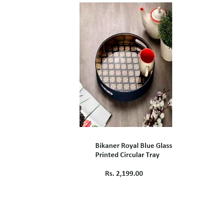 Bikaner Royal Blue Glass-TR024