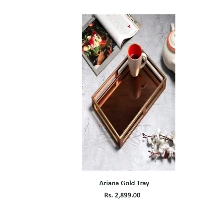 Ariana Gold Tray-TR050