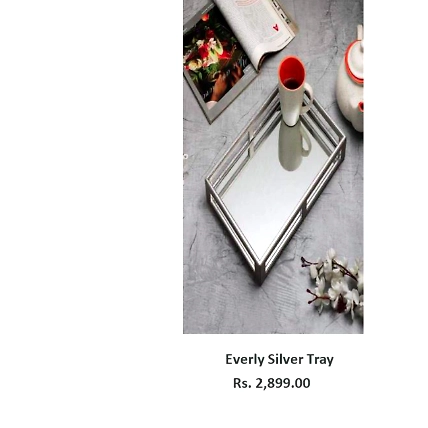 Everly Silver Tray-TR051