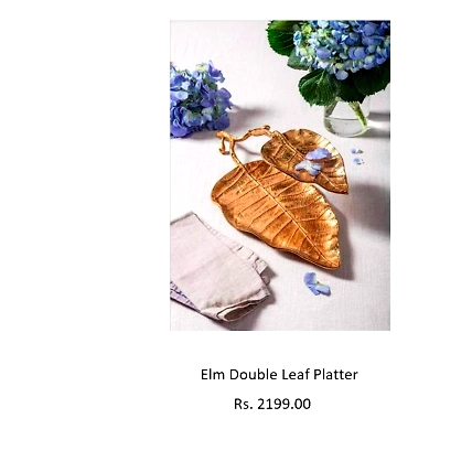 Elm Double Leaf Platter-DA002