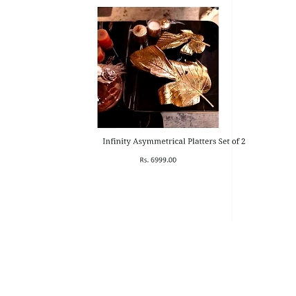 Infinity Asymmetrical Platters Set of 2-DA013