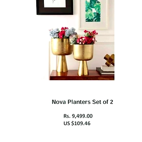 Nova Planters Set of 2