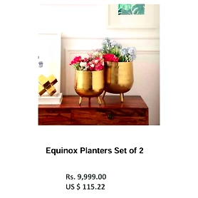 Equinox Planters Set of 2