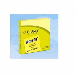 claro write on 75mm x 75mm
