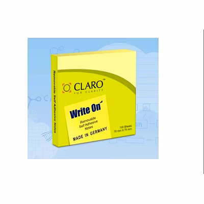 claro write on 75mm x 75mm