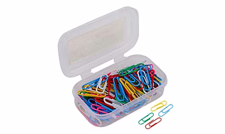 Claro U Shape 28 Mm Plastic Box Of 100 Clips