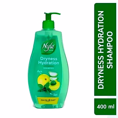 nyle shampoo dryness hydration 400ml