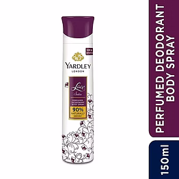 yardley skin sensitive lace satin deo 150ml