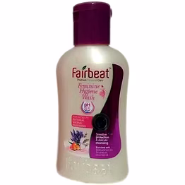 fairbeat feminine wash 60ml 126/- 90/cs