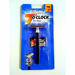 gillette 7 o clock sterling razer