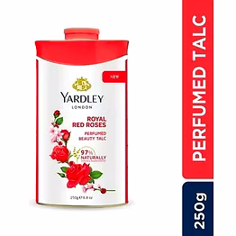 yardley talc red roses 250gm