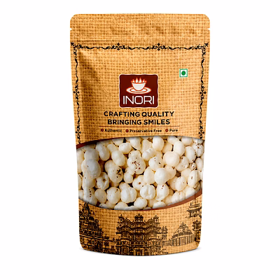 plain makhana 150g natural roasted fox nut snack