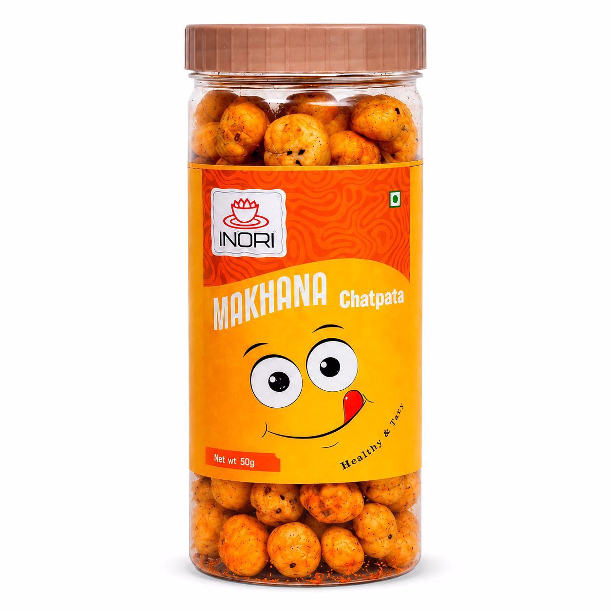 chatpata flavored makhana roasted fox nut snack