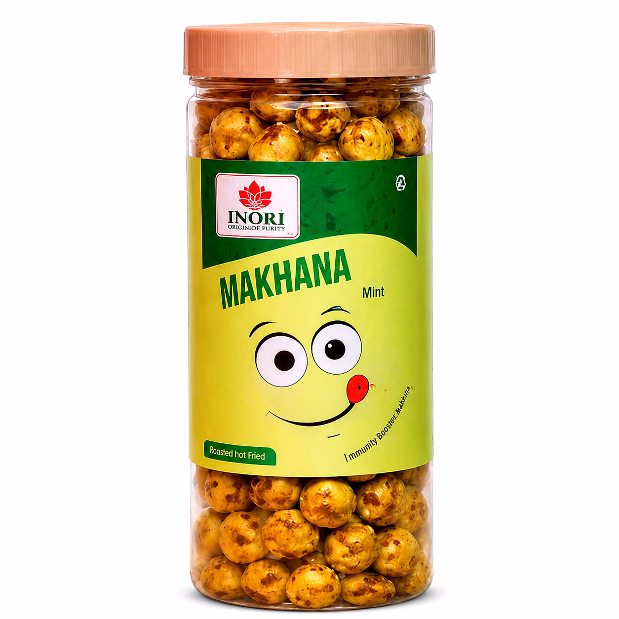 mint flavored makhana ready to eat snack by inori for distribution