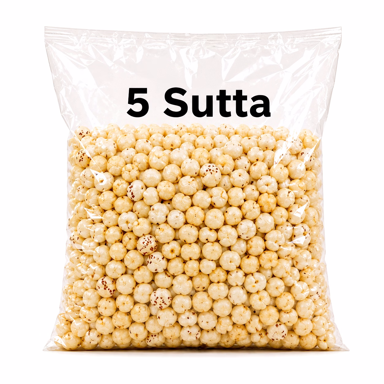 5 sutta premium retail grade makhana plain fox nuts by inori