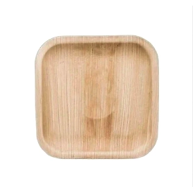 6" square Areca palm leaf plate