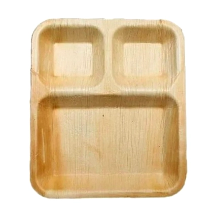 9&quot; 3CP SQUARE ARECA LEAF PLATE-12685545