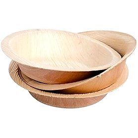 4" round areca leaf bowl
