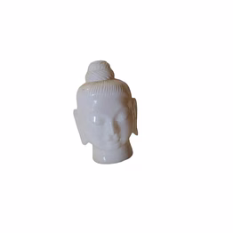 acrasculp marble buddha face sculpture for home decor indoor outdoor table showpiece meditation corner shelf statue gift use