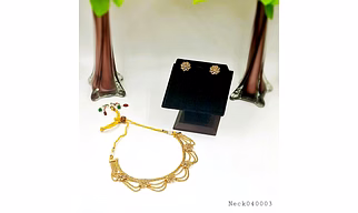Elegant Gold-Plated Necklace Set