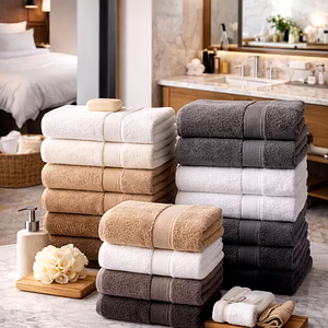 Tr Export Towels Export-Quality Hotel/Motel Textiles For Wholesale & International Distribution