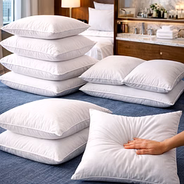 tr export pillows export-quality hotel/motel textiles for wholesale & international distribution