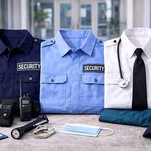 Tr Export Security Staff Uniform T Shirt Export-Quality Uniform For Wholesale & International Distribution