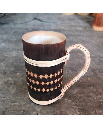 Bamboo Mug| Spunky Design| Mug For Drinking| Home decor-4