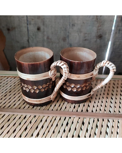 Bamboo Mug| Spunky Design| Mug For Drinking| Home decor-2