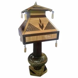bamboo lamp| elegant design| home decor