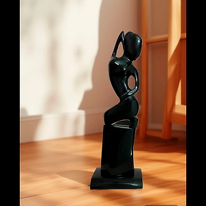 Genuine Buffalo Horn A Lady Posing| Elegant Design| Home Decor