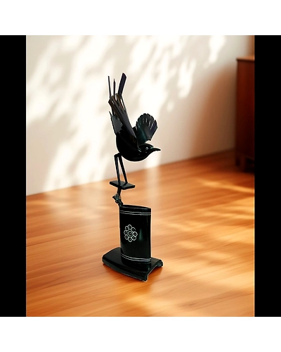 Original Buffalo Horn A Flying Bird Pen Stand.| Beautiful Design| Home decor-12688137