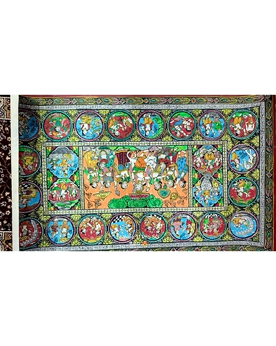 Pattachitra Painting | Lord Jagannath Pattachitra | Odisha Painting-1