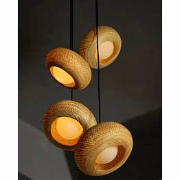 bamboo hanging light